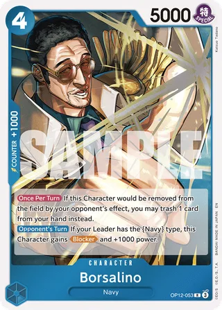 Borsalino #OP12-053 · Legacy of the Master One Piece card