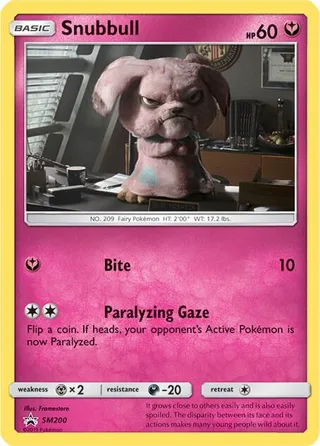 Snubbull #SM200 · SM Black Star Promos Pokémon card