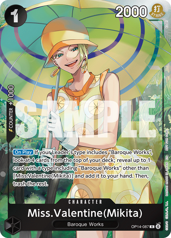 Miss.Valentine(Mikita) (Dash Pack) full card art