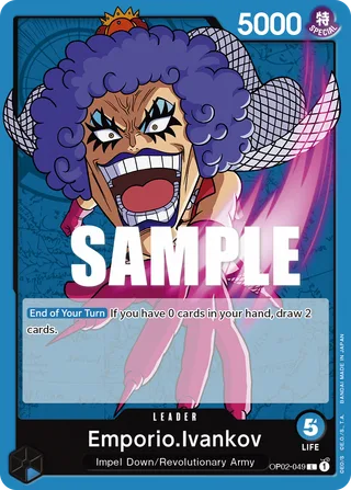 Emporio.Ivankov #OP02-049 · Paramount War One Piece card