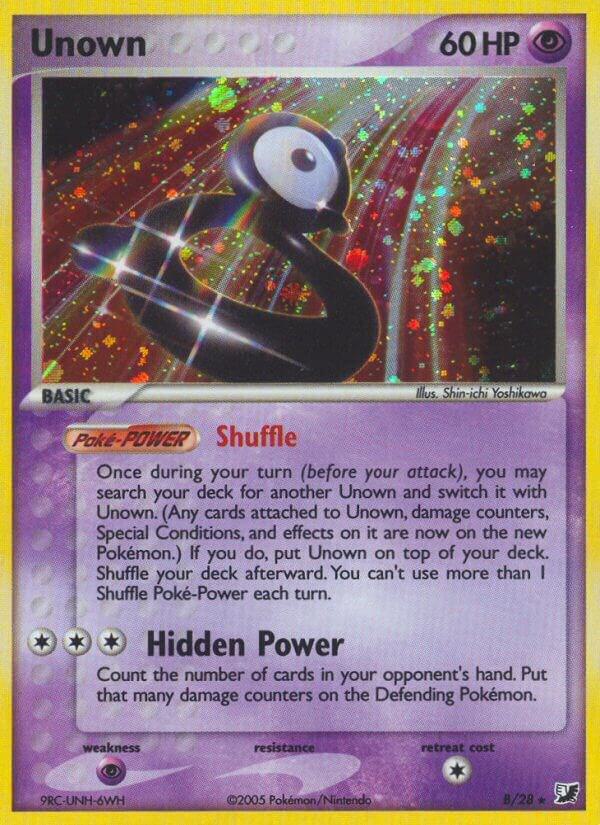 Unown full card art