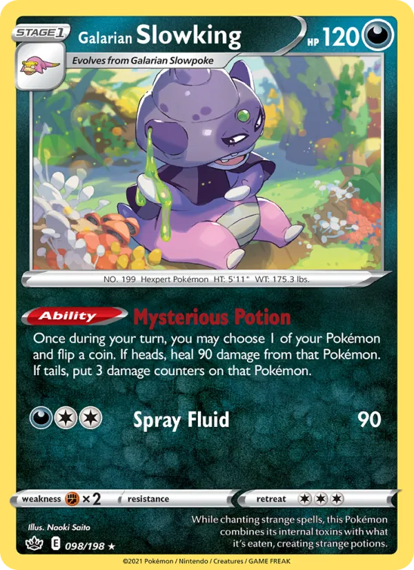 Galarian Slowking full card art