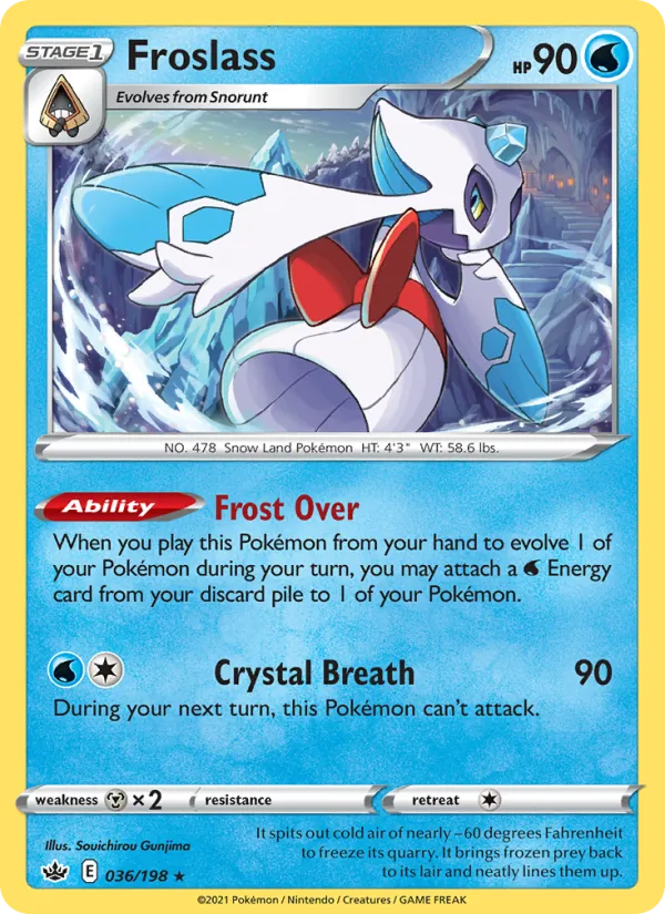 Froslass full card art