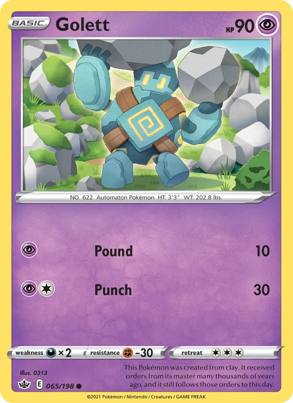 Golett full card art