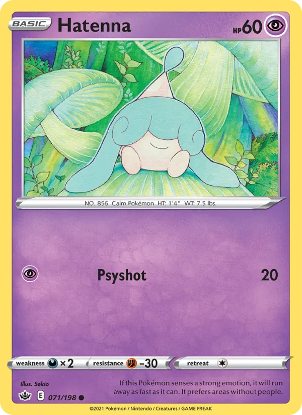 Hatenna full card art