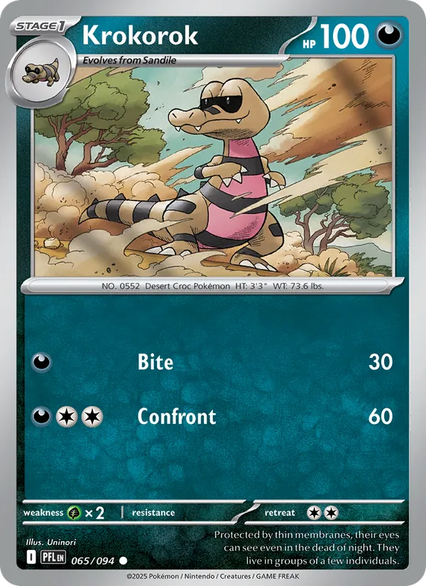 Krokorok full card art