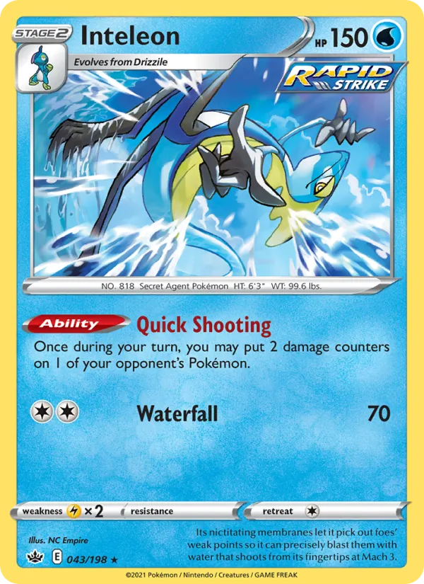 Inteleon full card art