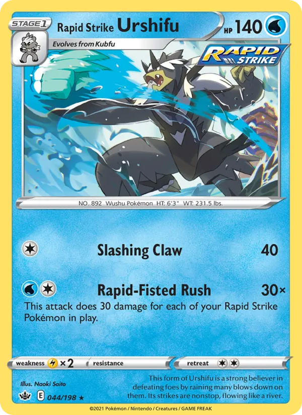 Rapid Strike Urshifu full card art