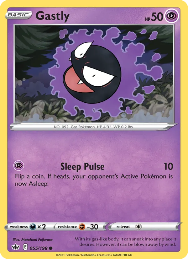 Gastly full card art