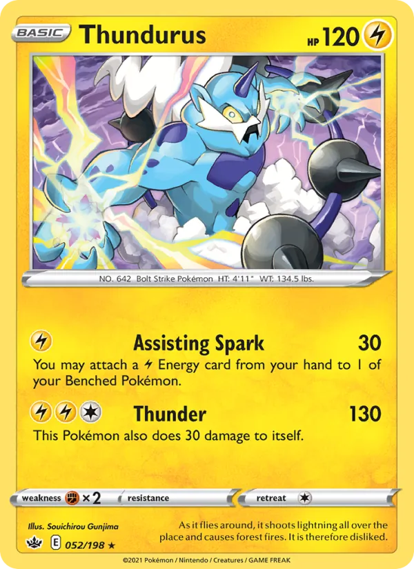 Thundurus full card art