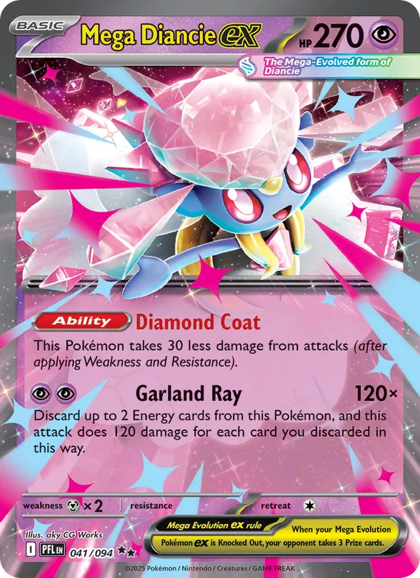 Mega Diancie ex full card art