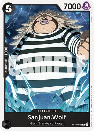 Sanjuan.Wolf (Reprint) #OP10-084-reprint · ST-27: Starter Deck 27 BLACK Marshall.D.Teach One Piece card
