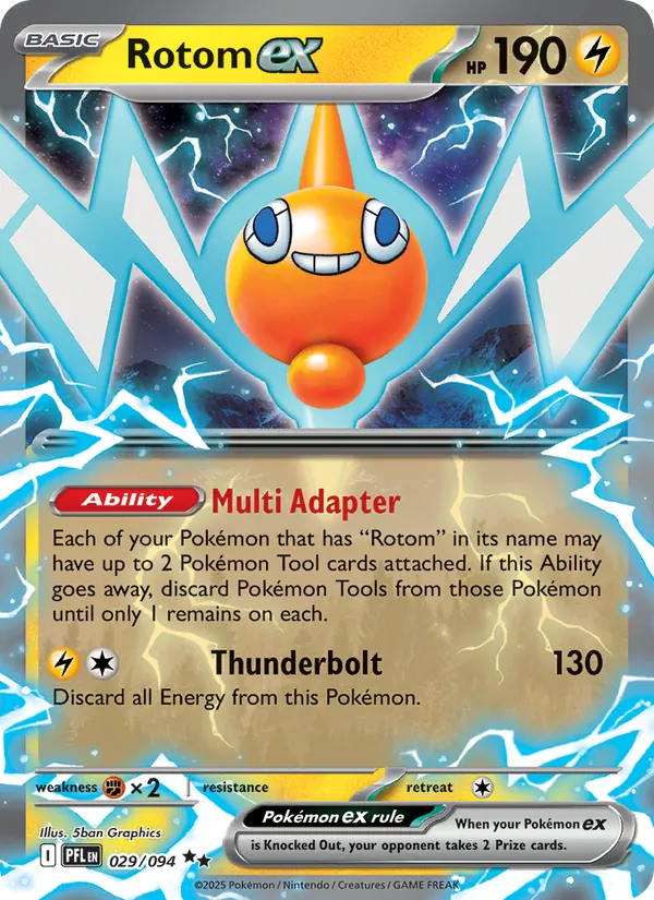 Rotom ex full card art