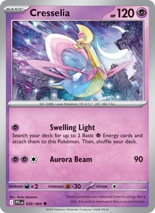 Cresselia #039 · Phantasmal Flames Pokémon card