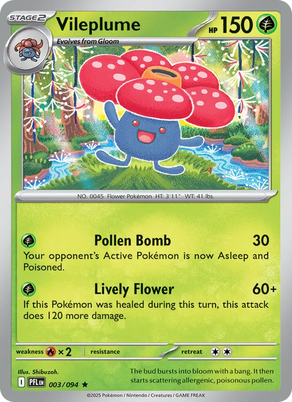 Vileplume full card art