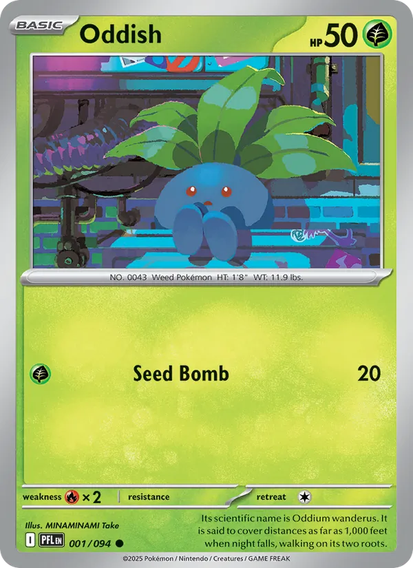 Oddish full card art