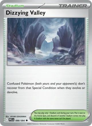 Dizzying Valley #088 · Phantasmal Flames Pokémon card