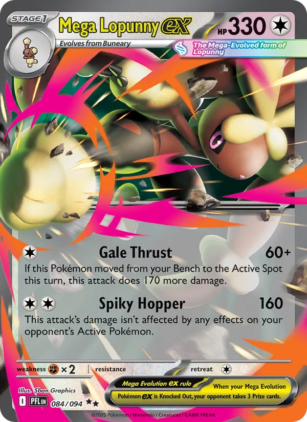 Mega Lopunny ex full card art