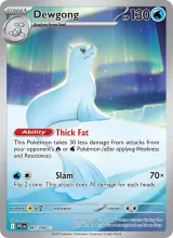 Dewgong · Phantasmal Flames Pokémon card