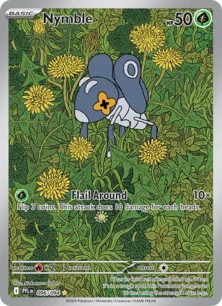 Nymble #096 · Phantasmal Flames Pokémon card