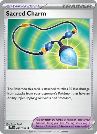 Sacred Charm #093 · Phantasmal Flames Pokémon card