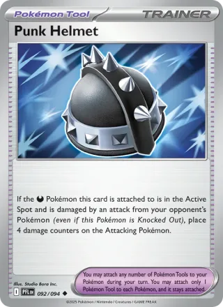 Punk Helmet #092 · Phantasmal Flames Pokémon card