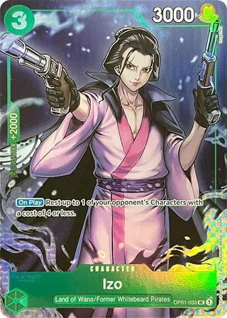 Izo (Premium Card Collection -BANDAI CARD GAMES Fest. 23-24 Edition-) #OP01-033-premium-card-collection-bandai-card-games-fest-23-24-edition · One Piece Promotion Cards One Piece card