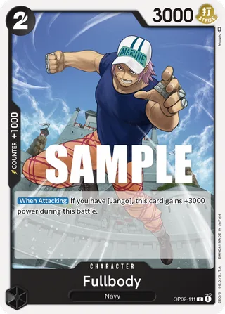 Fullbody #OP02-111 · Paramount War Pre-Release Cards One Piece card