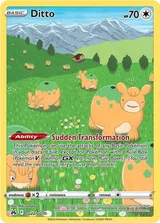Ditto · Crown Zenith Galarian Gallery Pokémon card