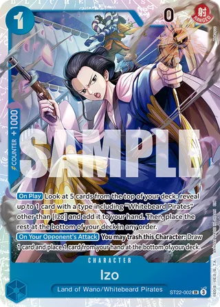Izo #ST22-002 · ST-22: Starter Deck 22 Ace & Newgate One Piece card