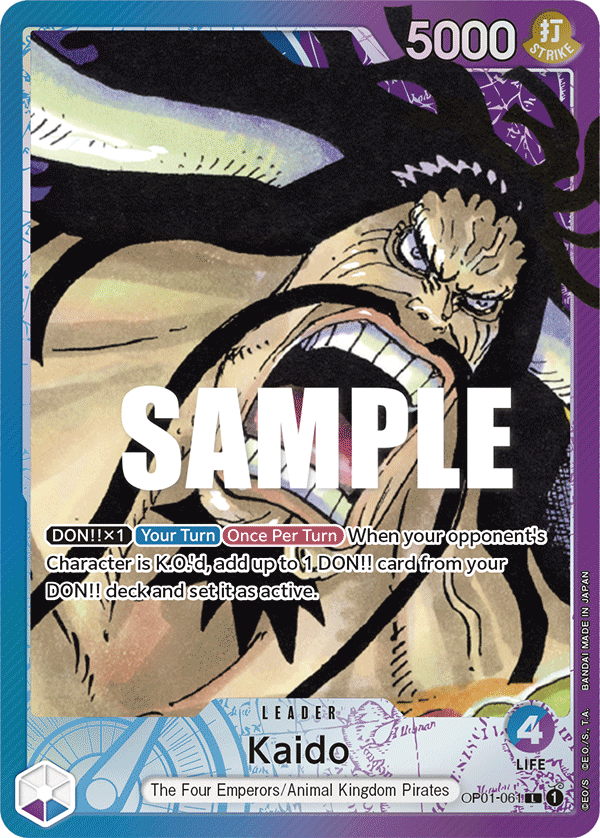 Kaido (Parallel) full card art