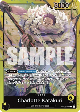 Charlotte Katakuri #OP03-099 · ST-20: Starter Deck 20 YELLOW Charlotte Katakuri One Piece card