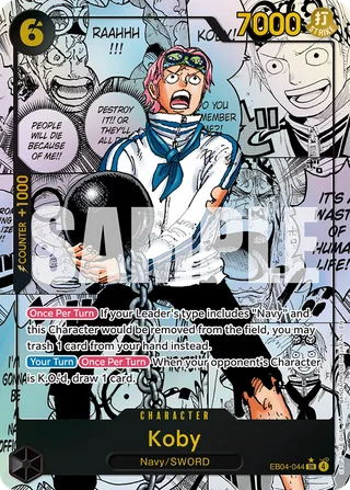 Koby (Manga) #EB04-044-manga · Adventure on Kami's Island One Piece card