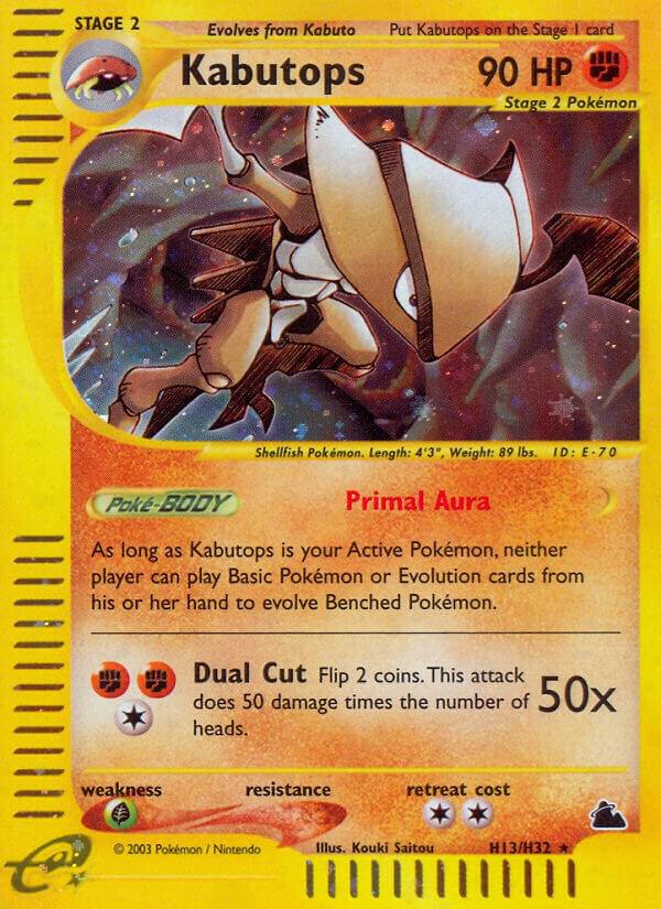 Kabutops full card art
