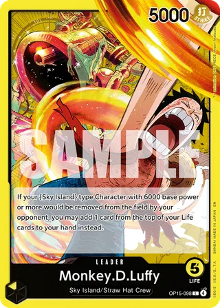 Monkey.D.Luffy #OP15-098 · Adventure on Kami's Island One Piece card