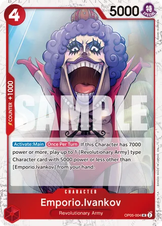 Emporio.Ivankov (Premium Card Collection -Best Selection Vol. 3-) #OP05-004-premium-card-collection-best-selection-vol-3 · One Piece Promotion Cards One Piece card