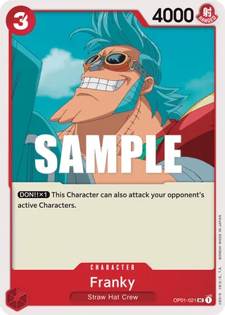 Franky #OP01-021 · Romance Dawn One Piece card