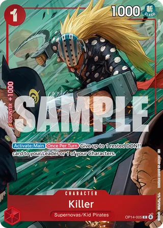 Killer (One Piece Card Game Illustration Box Vol. 8) #OP14-005-one-piece-card-game-illustration-box-vol-8 · One Piece Promotion Cards One Piece card