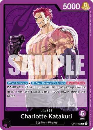 Charlotte Katakuri #OP11-062 · A Fist of Divine Speed One Piece card