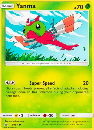 Yanma #2 · Ultra Prism Pokémon card
