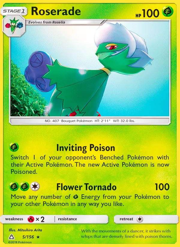 Roserade full card art