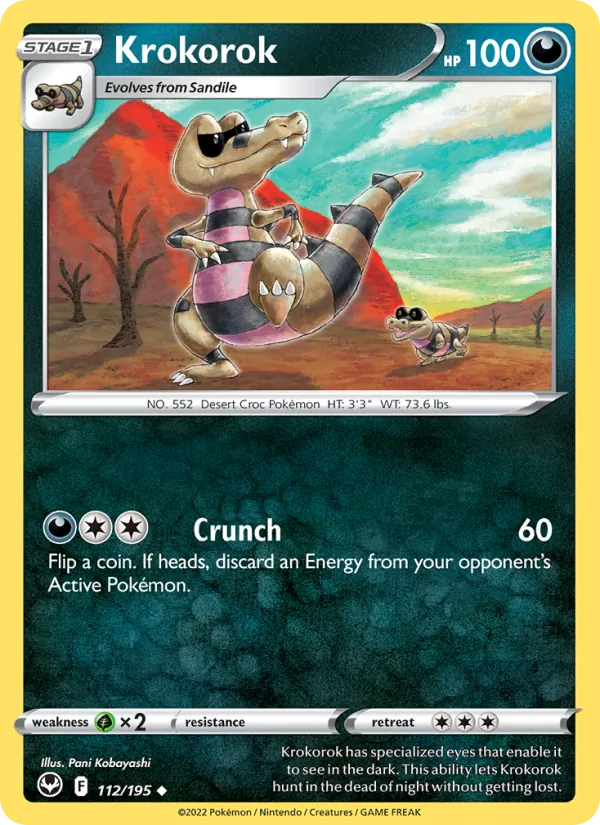 Krokorok full card art