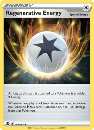 Regenerative Energy #168 · Silver Tempest Pokémon card
