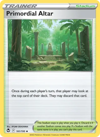 Primordial Altar #161 · Silver Tempest Pokémon card