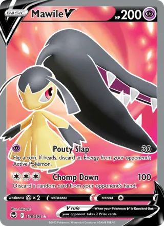 Mawile V #178 · Silver Tempest Pokémon card