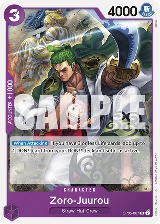 Zoro-Juurou (SP) #OP05-067-sp · Emperors in the New World One Piece card