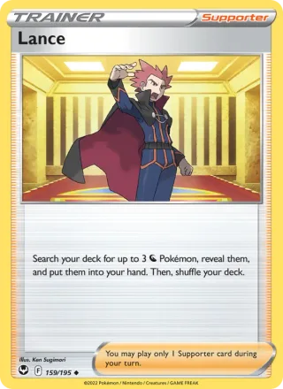 Lance #159 · Silver Tempest Pokémon card