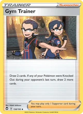 Gym Trainer #158 · Silver Tempest Pokémon card
