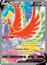 Ho-Oh V · Silver Tempest Pokémon card