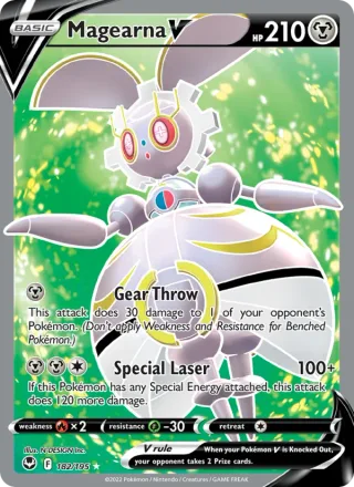 Magearna V #182 · Silver Tempest Pokémon card